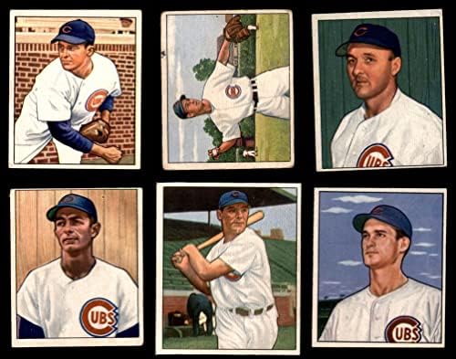 1950. Bowman Chicago Cubs u blizini Team Set Chicago Cubs VG / Ex Cubs