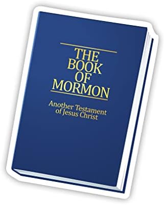 Knjiga Mormon Vinyl vodootporna LDS naljepnica za laptop ili bocu vode