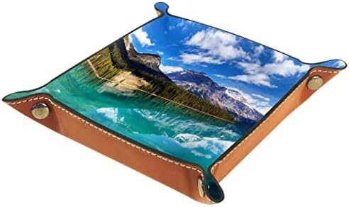 Tacameng kutije za odlaganje malih, nevjerojatnih kanadskih emorgdnog jezera, kožna prodavačica za pohranu od kože za novčanice za
