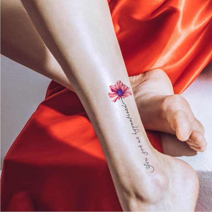 Jjkun 5 kom English slova ogrlice za tetovaže naljepnice cvijeće seksi korejska simulacija ženska vodootporna trajna
