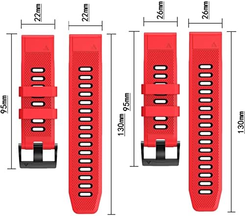 FACDEM SMART silikonski remen za garmin Fenix ​​7 7x Forerunner 935 MK1 ručni pojas 22 26 mm Watch Band