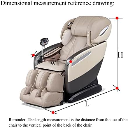 Riyifer Shiatsu masažna stolica za cijelo tijelo, Jednostruka naslonjač bez gravitacije sa patentnim zatvaračem vodootporna zadebljana