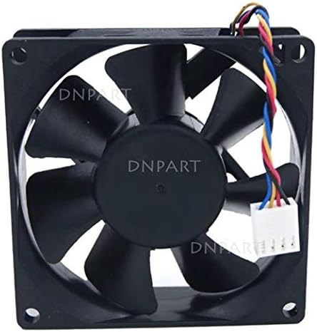 DNPART Fan Kompatibilan za Delta AUC0812D 8cm 80mm 12V 0,7A 4-pinski PWM za ventilator za hlađenje sa serverom DELL P / N TJ5T2-A00