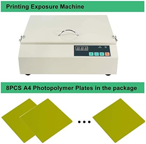 Kunhewuhua 8.3x10.2 u UV ekspozicijskoj jedinici zaslon za ispis ekspozita za toplu ploču za ispis PCB sa 8 kom, fotopolimerimerne