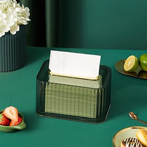 LLLY minimalistički tkivni kutija okrugli rubni tkivni tkivni kutija pravokutnik protiv starenja papir za papir Kutija za salvetu