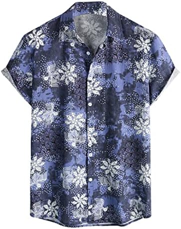 Ljetne majice za muškarce muške proljeće i ljeto modne majice Casual štampanje rever kratki rukavi Anime majice