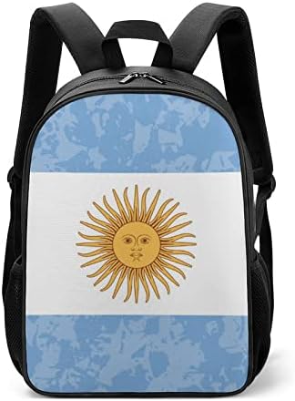 Retro Argentina zastava Unisex ruksaka Lagana dnevna torba modne ramena sa džepovima za boce sa vodom