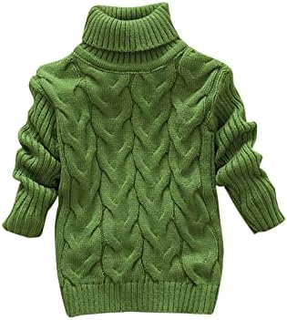 Dječji dječaci Djevojke Dječji zimski džemper od pune boje pletena gornja košulja za babys Odjeća Dječji džemper