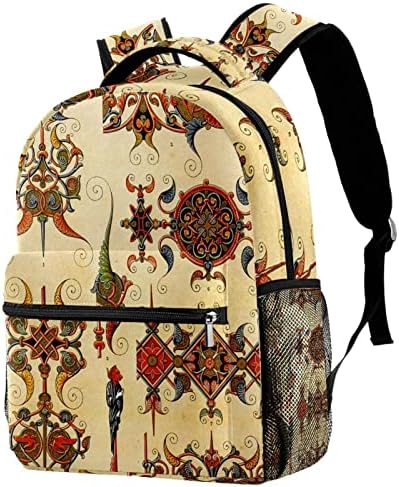 VBFOFBV Unisex ruksak za odrasle sa za putovanja, drevni Totemi uzorak etničkog plemenskog vintage
