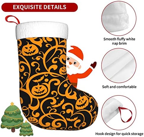 Austenstern božićne čarape Halloween Jack bundeve dvostrane kamine viseći čarape