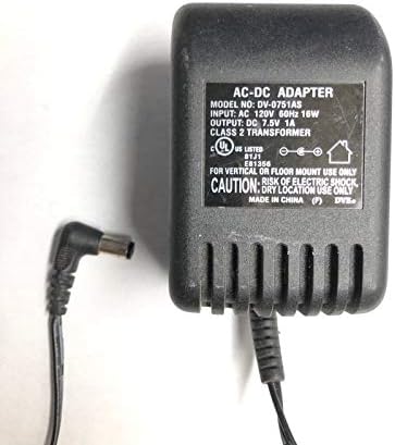 Pravi DVE DV-0751AS AC adapter 7.5VDC 1000mA
