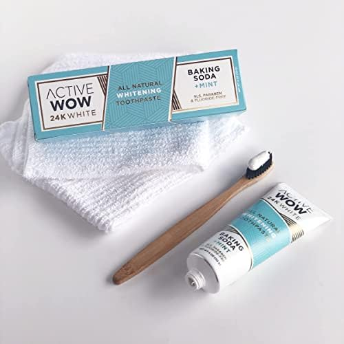 Active wow 24k bijela hidroksipapatitna za zube za zube - hidroksipatata, pasta za zube, remineralizacija paste za zube, paraben i