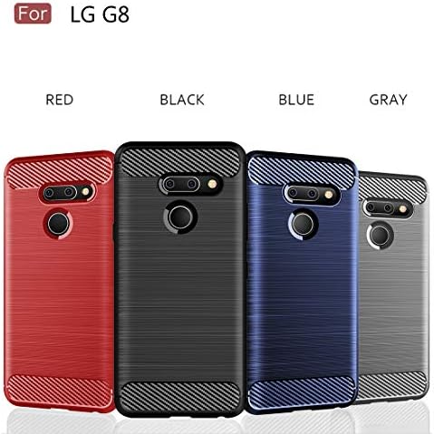 Sucnakp za LG G8 tanjana futrola LG G8 Case TPU TPU tehnologija apsorpcije uz podignute okvir zaštitni poklopac za futrolu LG G8