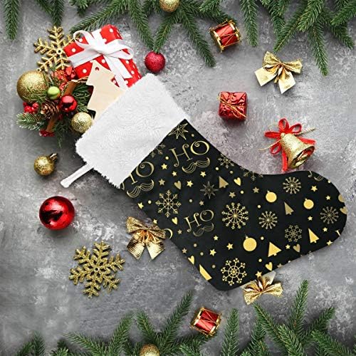 Alaza Božićne čarape Božićne klasične personalizirane velike ukrase o čarapa za obiteljski odmor sezona Party Decor 1 paket, 17.7