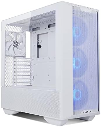 Lian Li Lancool III RGB bijeli Aluminijum/SECC/kaljeno staklo za igranje sa 4 × 140 PWM ventilatorima - LANCOOL 3R-W
