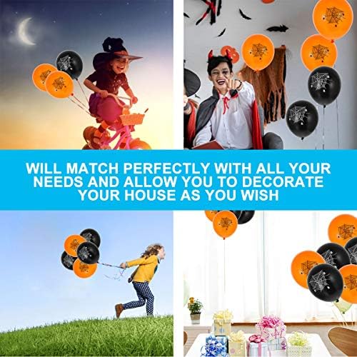 PartyKindom Halloween Latex Baloni Party Balloon Dekorativni baloni Halloween za Halloween Party