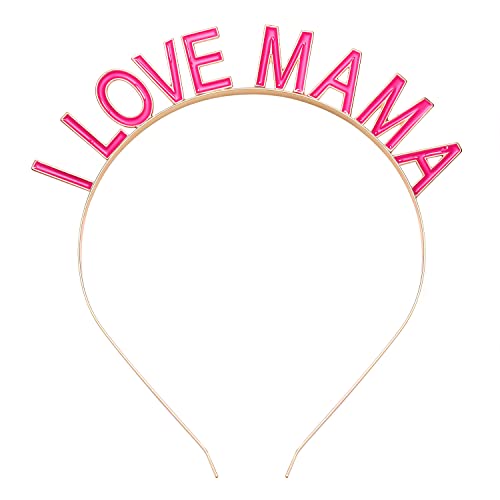 Volim Mama trake za glavu za žene emajl majke dan Tiara za žene Hair Accessories Za Party Favors majke dan poklon