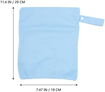 Vodootporna za višekratnu vlažnu suhu torbu: 2pcs baby tkanina pelena za teretanu za putne torbe za pranje plaže Bazen kupaći džepove