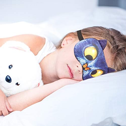 10 komada slatka maska ​​za spavanje životinja za oči za spavanje mačje maske za mačju masku meko zalebota za oči s podesivim kaišem za muškarce