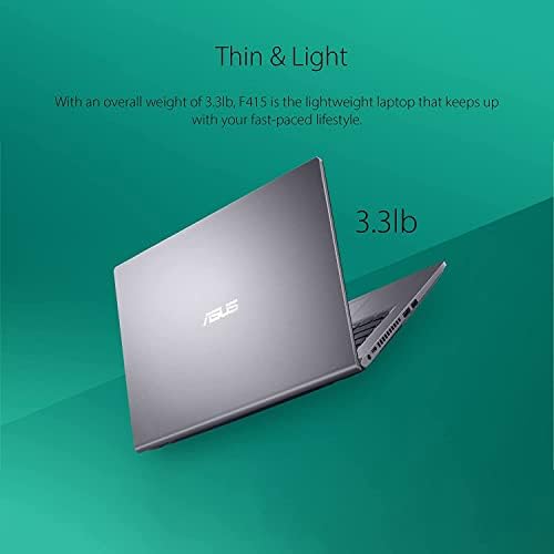 Najnoviji ASUS F415EA VivoBook tanak i lagan Laptop | 14 FHD IPS ekran | Intel 2-Core i3-1115g4 | 20GB DDR4 512GB NVMe SSD | HDMI