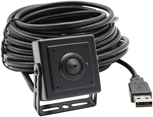 ELP mini otvora VGA USB kamera sa kućištem za računar UVC USB2.0 video fotoaparat za video pc 0,3megapiksela svjetlosni fotoaparat sa 3,7 mm objektivom 480p web kamera za nadzor kuće