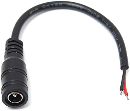 Davitu Električna oprema - 5-50 kom 5,5x2,1 mm CCTV DC Power Ženski muški konektor kabel utikač žica Pigtail
