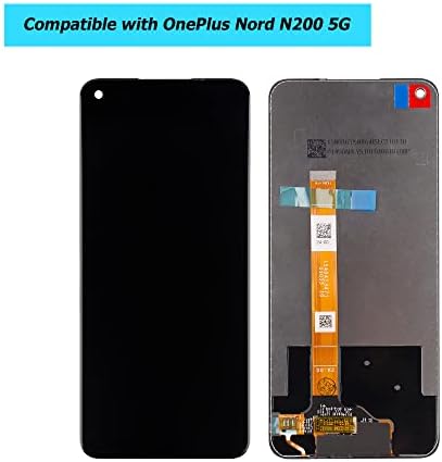 Vvsialeek AMOLED LCD ekran kompatibilan sa OnePlus Nord N200 5G DE2118, DE2117 ekranom osetljivim na dodir digitalizator sklop rezervni