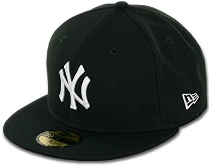 Nova Era 59pet šešir MLB Basic New York Yankees crno-bijela bejzbol kapa