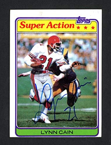 Lynn Cain Autographing 1981 lipps kartica 73 Atlanta Falcons SKU 160225 - NFL AUTOGREME Fudbalski kartone