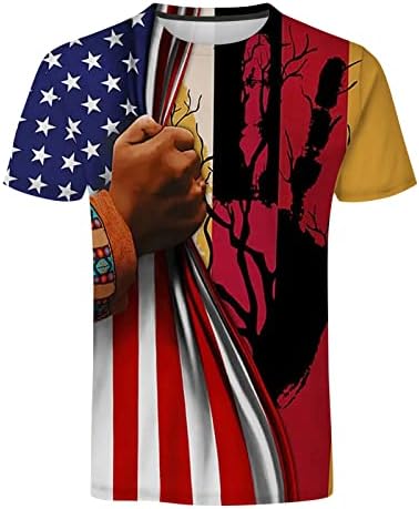 XXBR MAN majica U.S zastavu Plava linija Crvena linija Patriotska majica vojne vojske u nevolji majica kratkih rukava Grafički tee