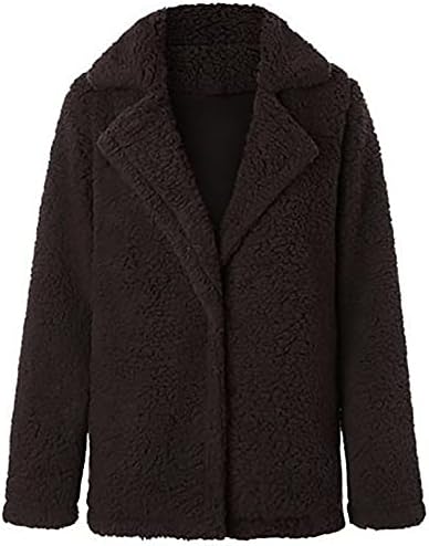 Fit WINDOVORIL dugi rukav kaput ženske plišane lijepe zimske vanjske odjeće Cvjetni poslovni rever-prednji kaput