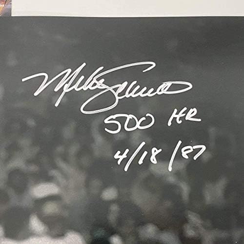 Uokvireni autogramirani / potpisan Mike Schmidt 500. HR upisali su Phillidelphia Phillies 16x20 bejzbol photo JSA COA
