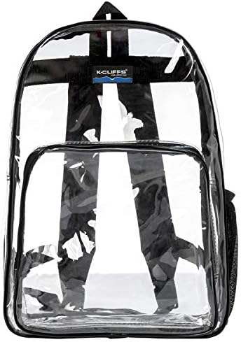K-Cliffs Clear Backpack Kvaliteta Pogledajte kroz studentsku torbu iz trajne PVC prozirne torbe