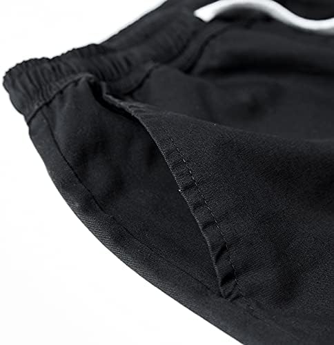 NIUQI MENS CARGO SHORTS SOLD COLOR Kratke hlače Elastični struk na otvorenom na otvorenom MULTI-džepni ljetni kratki saloni