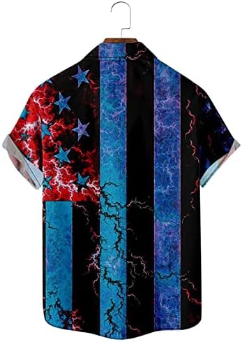 Bmisegm ljetna Muška plivačka košulja muška Dan nezavisnosti zastava 3d Digitalna štampa personalizirano modno dugme za rever T muškarci