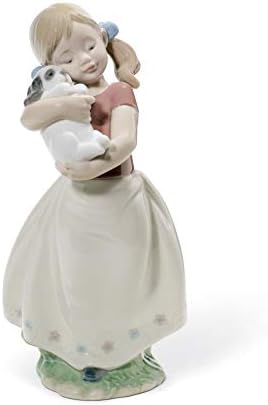 Lladró moja slatka mala mala djevojka figurica. Porculanska djevojka figura.