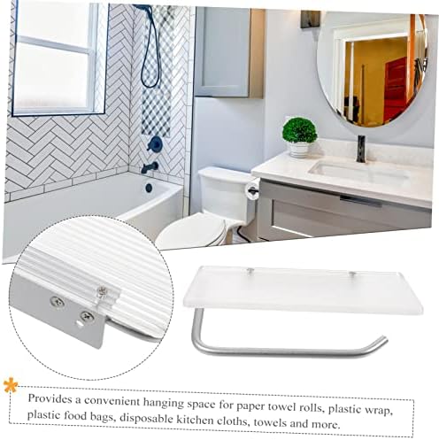Zerodeko 5pcs Roll roll papir zidni nosač WC papir Držač za papir držači za ručnike Zidni toaletni papir Držač toaletni nosač toaletni