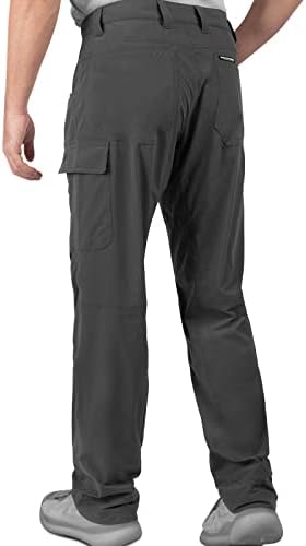 Kastking With Crest Ribolov Pješačke hlače, vodovodne lagane muške putne penjanje hlače, upf 50+ Stretch materijal
