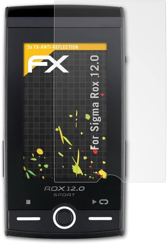 Atfolix zaštitnik ekrana kompatibilan sa Sigma Rox 12.0 folijom za zaštitu ekrana, Antirefleksnom i FX zaštitnom folijom koja apsorbuje