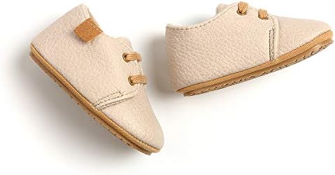 HsdsBebe dečaci devojke oksfordske cipele PU kožna mekana gumena patika Anti-Slip Gležnjače za malu decu mokasine za hodanje