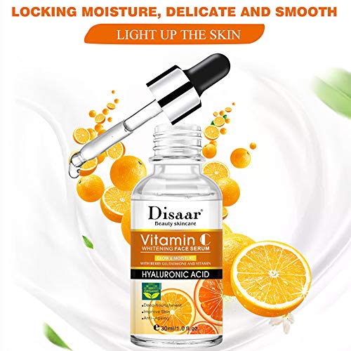 DISAAR BEAUTY Vitamin С hijaluronska kiselina Anti-Age hidratantni Serum za lice dubinska ishrana protiv akni poboljšajte kožu 30ML