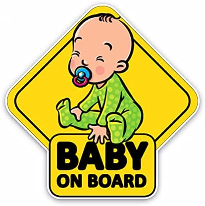 Naljepnica sa znakom za bebe za Auto bebe u auto naljepnici za bebe Djeca sigurnosni znakovi naljepnice naljepnica za automobil Baby