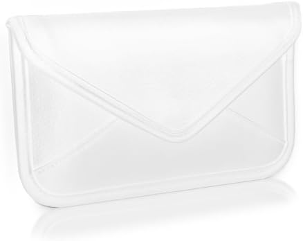 Boxwave Case kompatibilan sa Oppo Reno 7 Pro - Elite kožnom messenger torbicom, sintetički kožni poklopac koverte za omotnicu za Oppo Reno 7 Pro - bjelokosti bijeli