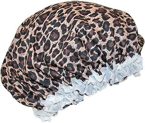 CTM® ženski satenski leopard kosu za kosu za spavanje