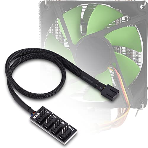 HOSI 4 PIN Black kabel za napajanje Extender kabel za napajanje Modularna napajanje Corsair za ventilator šasije CPU-a