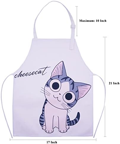 Phantomon Slatka Mačka Kecelja Za Crtiće Japanski Stil Zabava Pamučna Kuhinjska Pregača Za Tinejdžere Pregača Za Pečenje