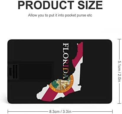 Florida Karta Zastava kreditne kartice USB Flash Personalizirano Memory Stick tipka za pohranu 64g