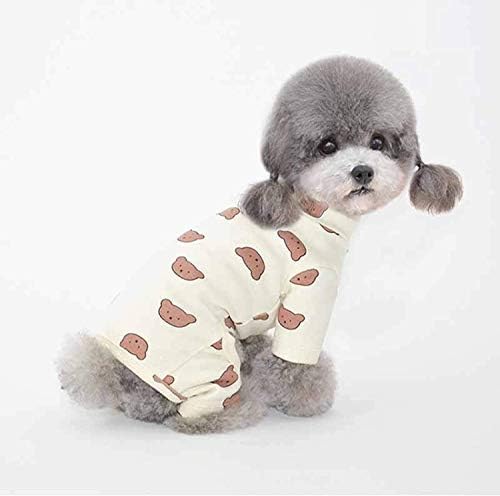 Jalin jesen i zimski tisak medvjeda pas pidžamas kućna odjeća 3 spakuju štenad odjeću s četveronožnom odjećom za odjeću