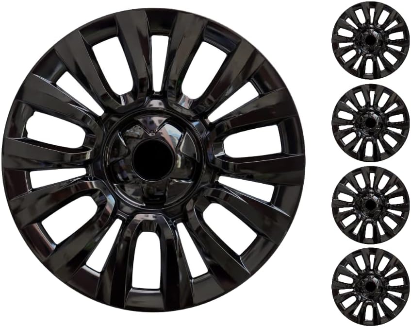 Coprit set od 4 kotača 15-inčni crni Hubcap Snap-on Fits Honda