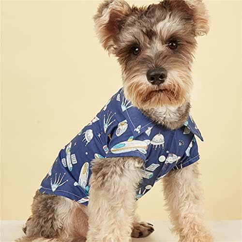 Houkai slatka pasa odjeća ljetna odjeća prsluk cvjetni košulje za odjeću za velike pseće dukseve